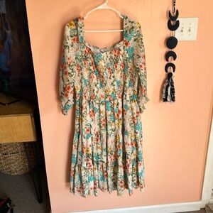 Baltic born floral midi XL dress